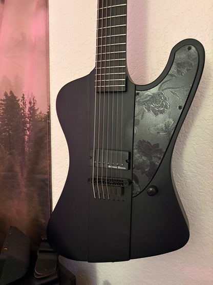 ESP LTD Phoenix-7 Baritone Black Metal 2022 - Present - Black Satin