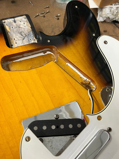 Fender Standard Telecaster 1994 Brown Sunburst Made in Mexico w Hard Case