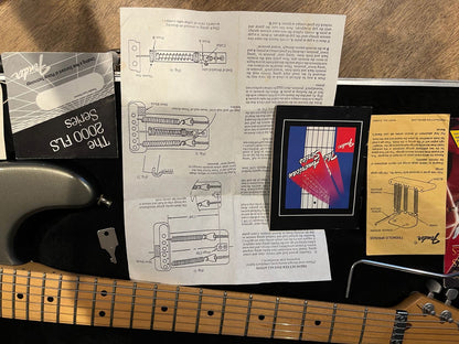 fender stratocaster deluxe strat plus 1990 - Pewter grey (original case candy)