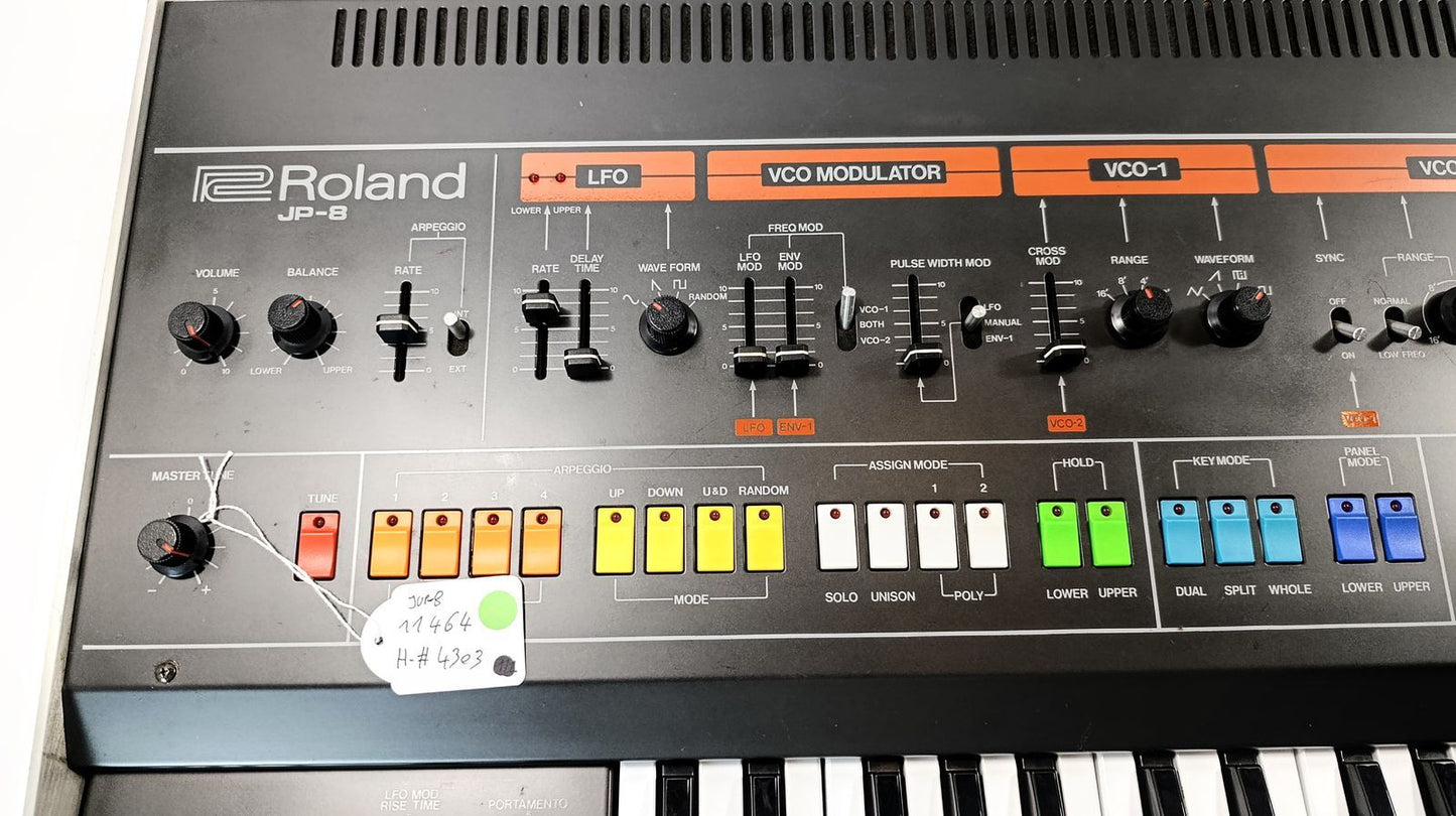 Roland Jupiter-8 61-Key Synthesizer 1981 - 1985 - Black