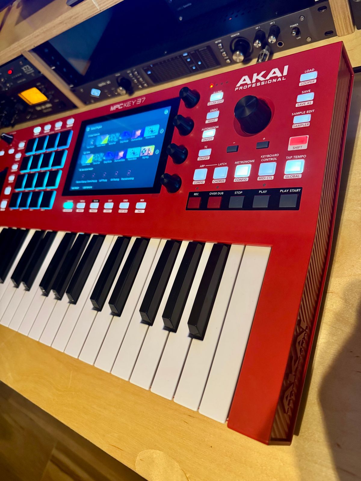 Akai MPC Key 37 Standalone Workstation Synthesizer 2024 - Present - Red