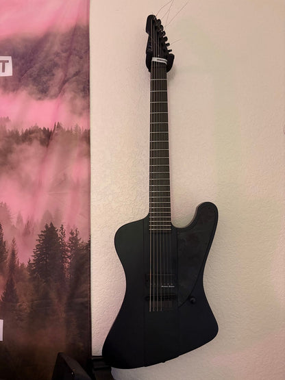 ESP LTD Phoenix-7 Baritone Black Metal 2022 - Present - Black Satin