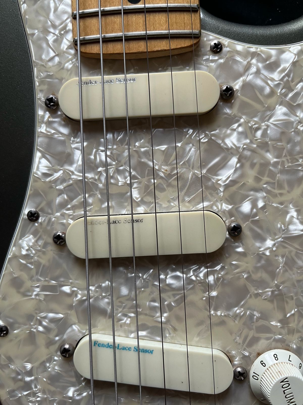 fender stratocaster deluxe strat plus 1990 - Pewter grey (original case candy)