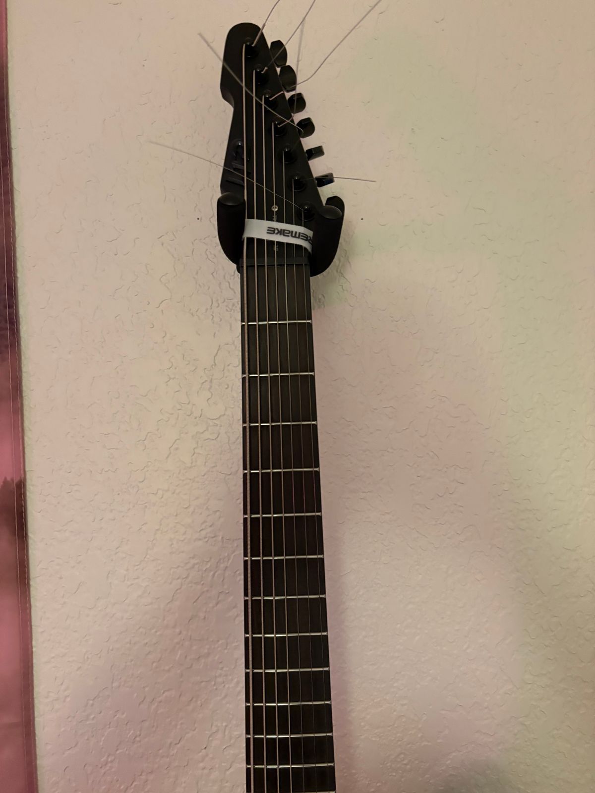 ESP LTD Phoenix-7 Baritone Black Metal 2022 - Present - Black Satin