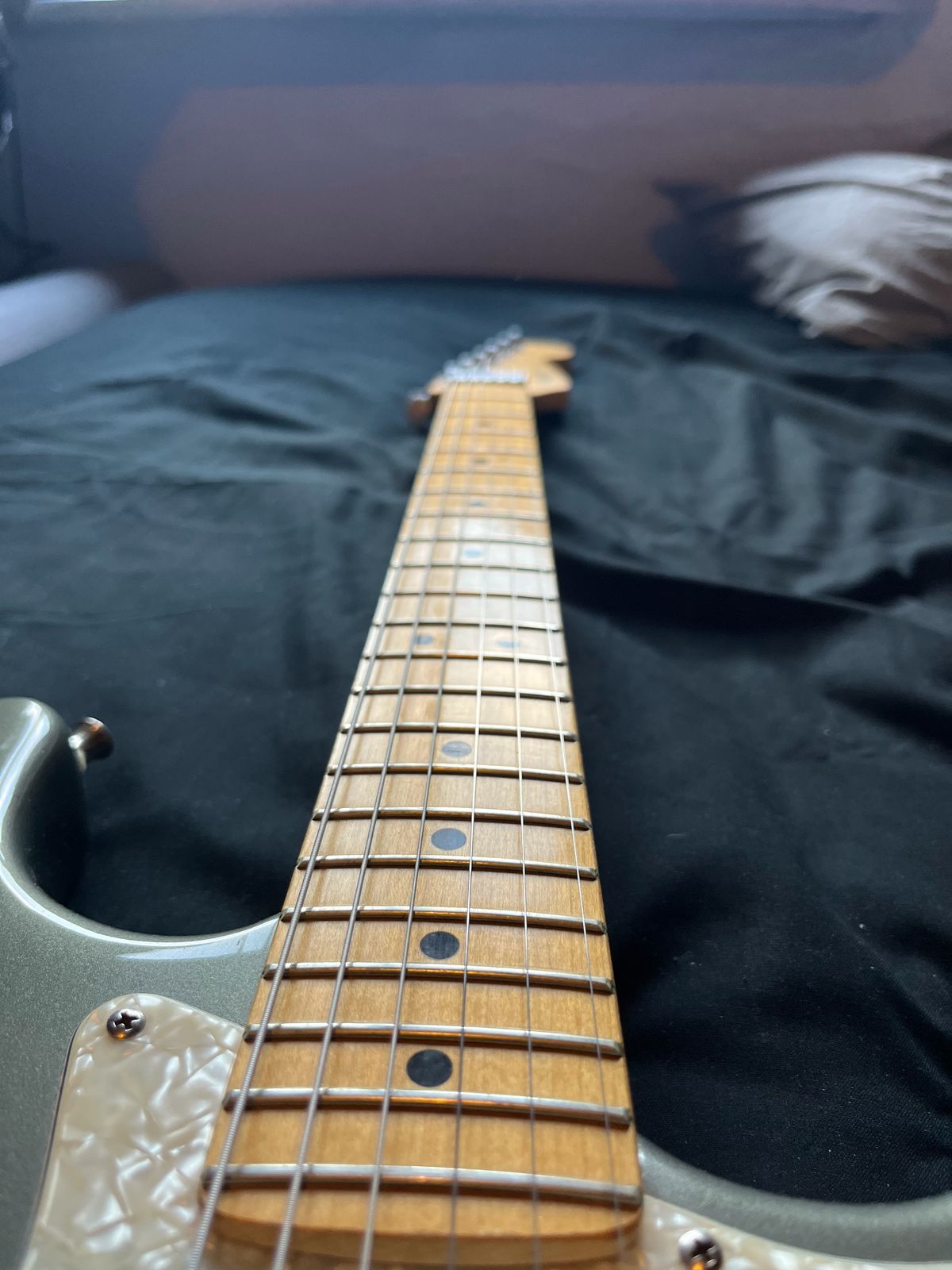 fender stratocaster deluxe strat plus 1990 - Pewter grey (original case candy)