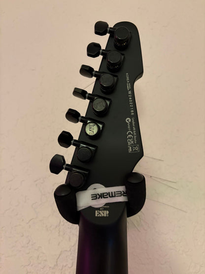 ESP LTD Phoenix-7 Baritone Black Metal 2022 - Present - Black Satin