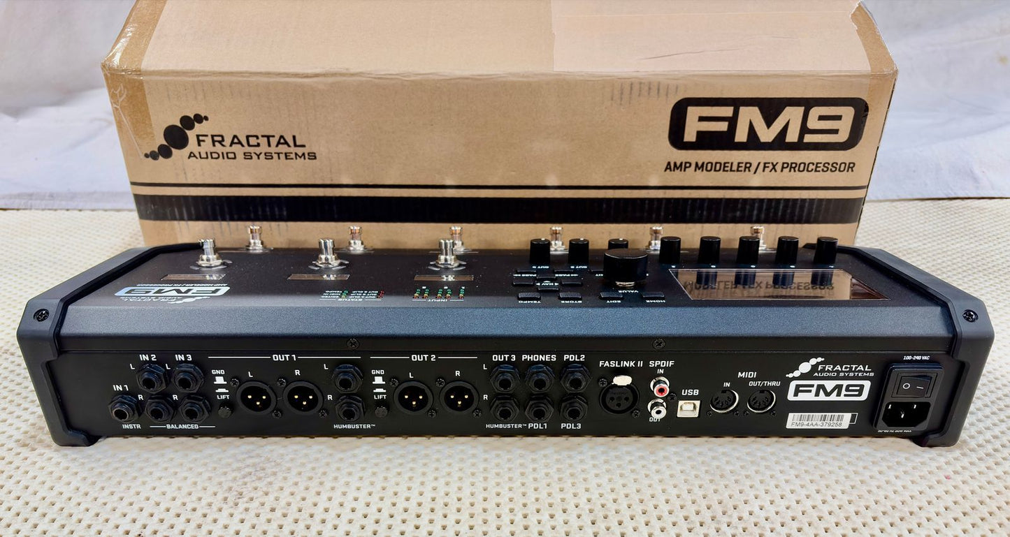 Fractal Audio FM9 Amp Modeler / FX Processor 2021 - 2023 - Black