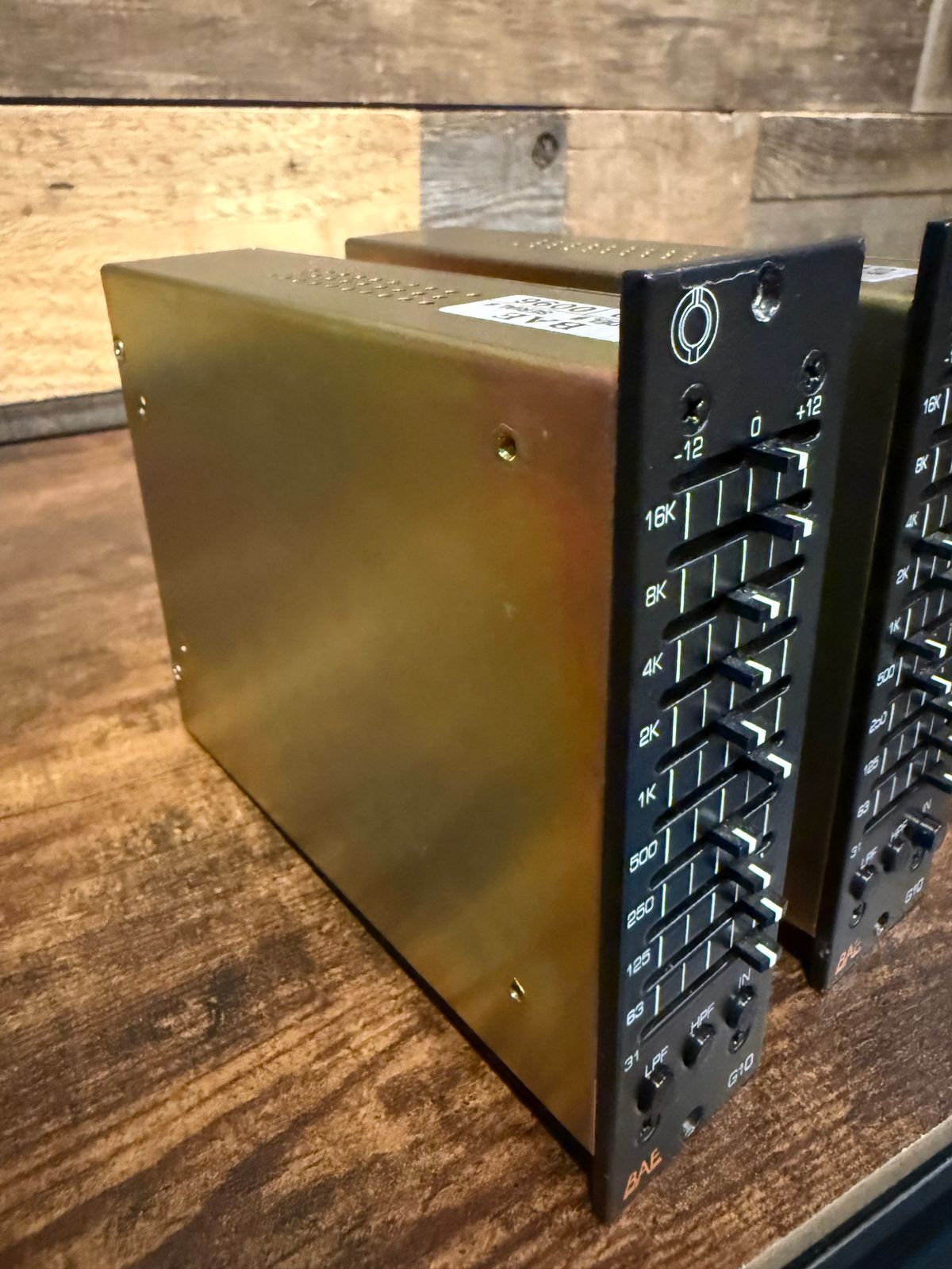 Sequential Pair. Rare BAE G10 500 Series 10-Band Graphic EQ Module 2010s