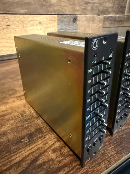 Sequential Pair. Rare BAE G10 500 Series 10-Band Graphic EQ Module 2010s