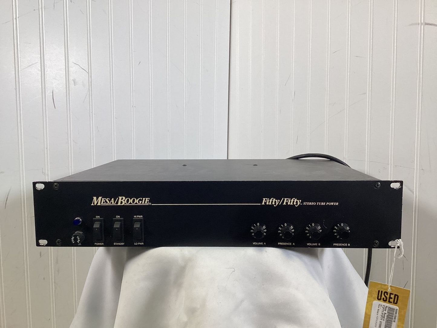 Mesa Boogie Fifty/Fifty 2-Channel 50-Watt Power Amplifer 1986 - 2010 - Black