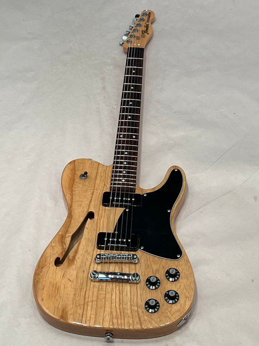 Fender Jim Adkins JA-90 Thinline Telecaster Electric Guitar Seymour Duncan sp-90 Pickups 2016 - Natural