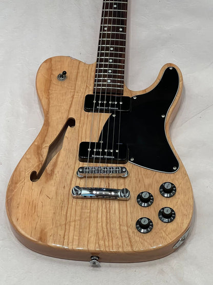 Fender Jim Adkins JA-90 Thinline Telecaster Electric Guitar Seymour Duncan sp-90 Pickups 2016 - Natural