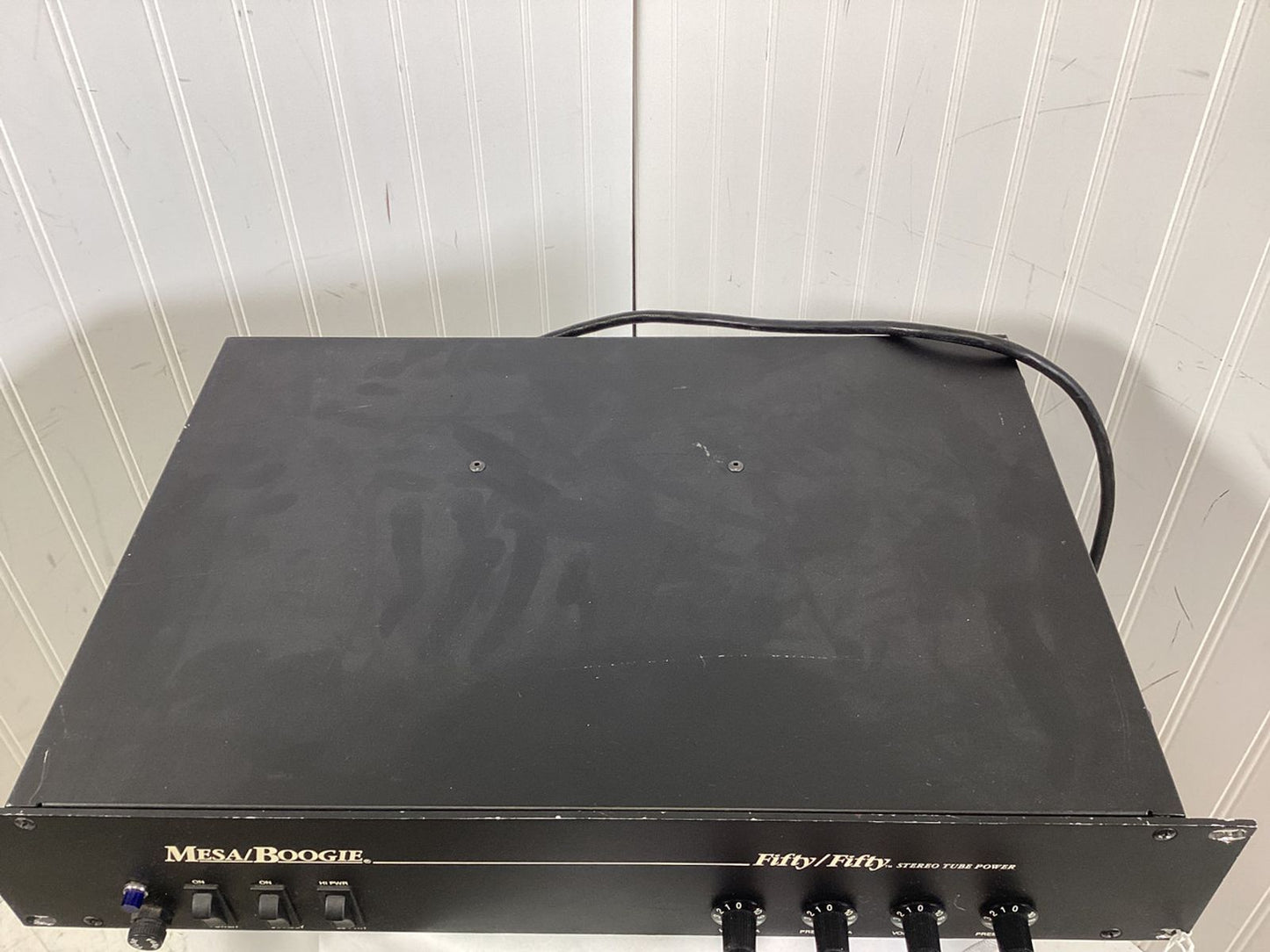 Mesa Boogie Fifty/Fifty 2-Channel 50-Watt Power Amplifer 1986 - 2010 - Black