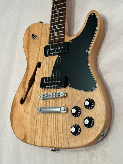 Fender Jim Adkins JA-90 Thinline Telecaster Electric Guitar Seymour Duncan sp-90 Pickups 2016 - Natural
