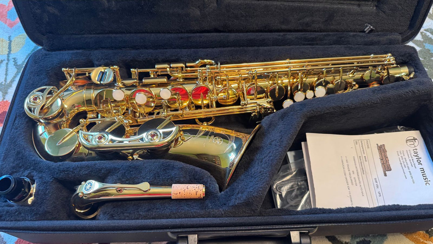 Yamaha YAS-480 Intermediate Eb Alto Saxophone 2016 - Present - Lacquered Yellow Brass