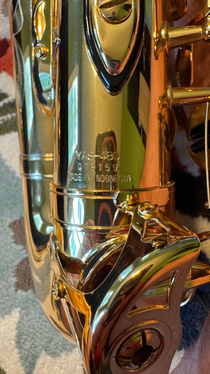Yamaha YAS-480 Intermediate Eb Alto Saxophone 2016 - Present - Lacquered Yellow Brass
