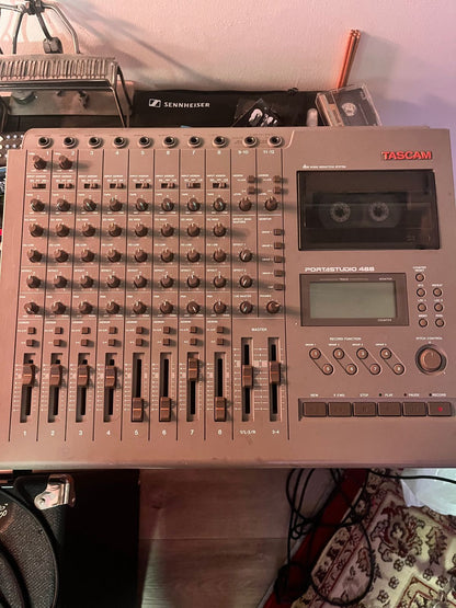 TASCAM Portastudio 488 8-Track Cassette Recorder 1990s Gray