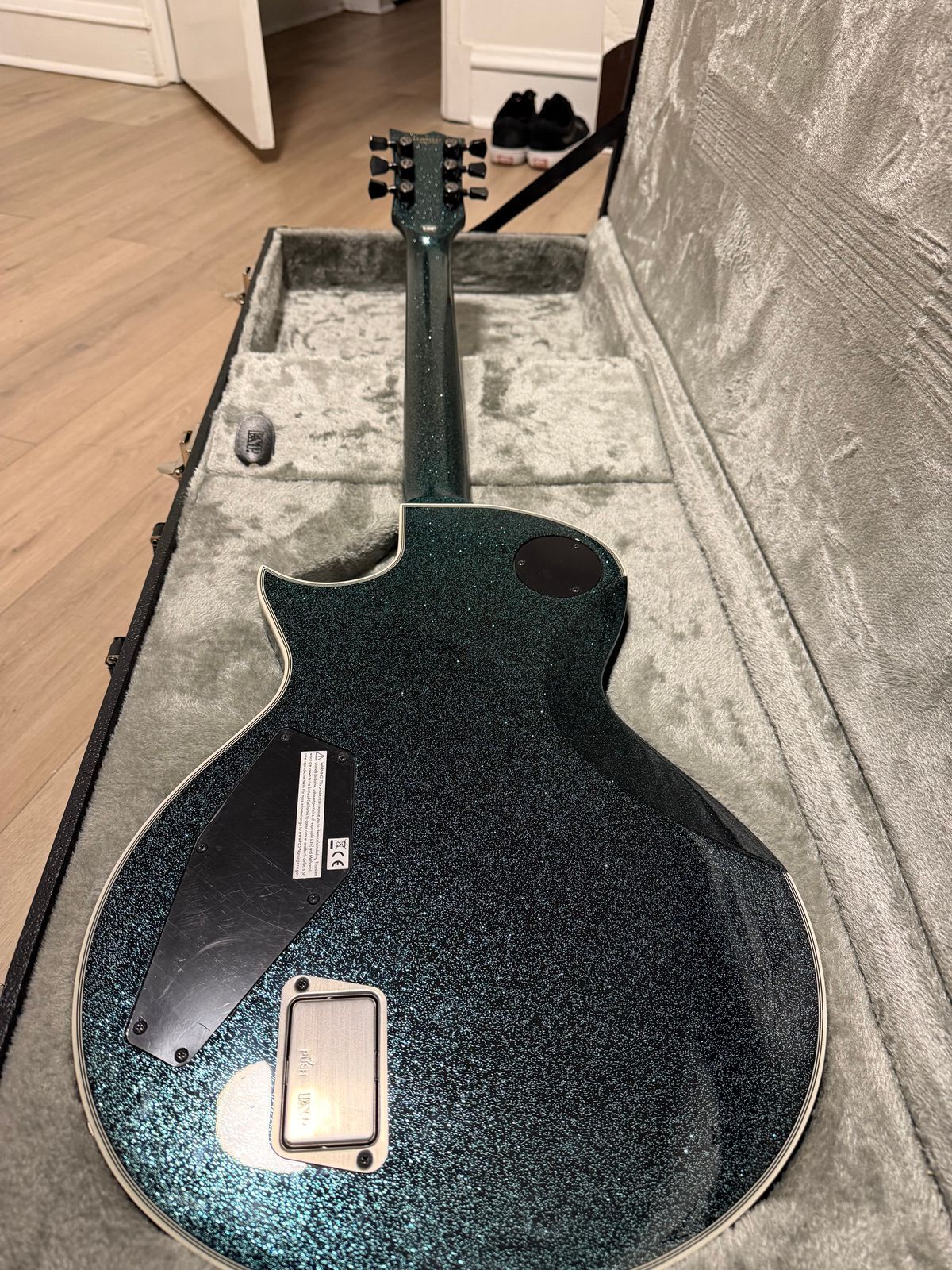 ESP E-II Eclipse DB Granite Sparkle - Fishman Fluence Abasi, Hipshot Bridge