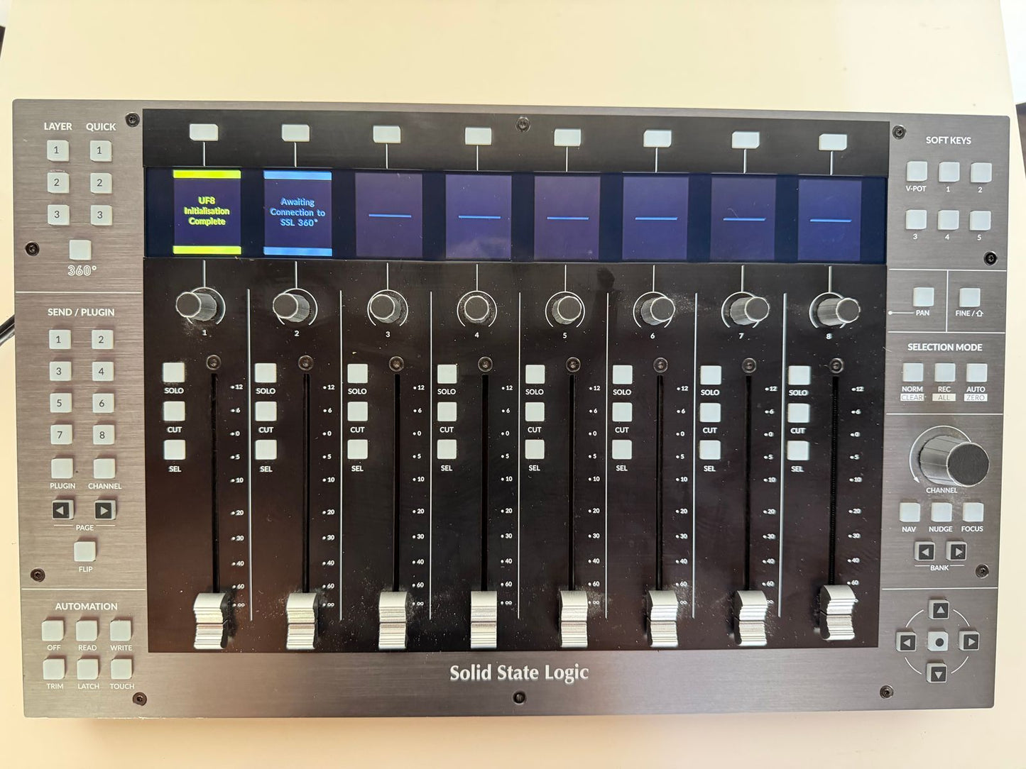 Solid State Logic SSL UF8 DAW Controller 2021 - Present - Black