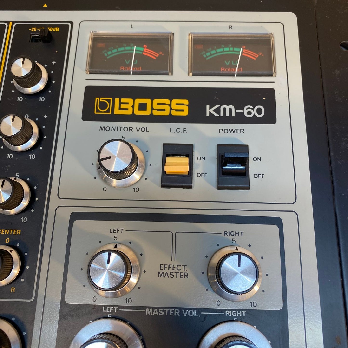 1979 Boss KM-60 6-Channel Mixer with rack ears