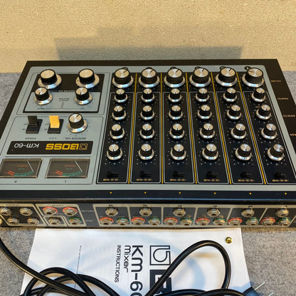 1979 Boss KM-60 6-Channel Mixer with rack ears