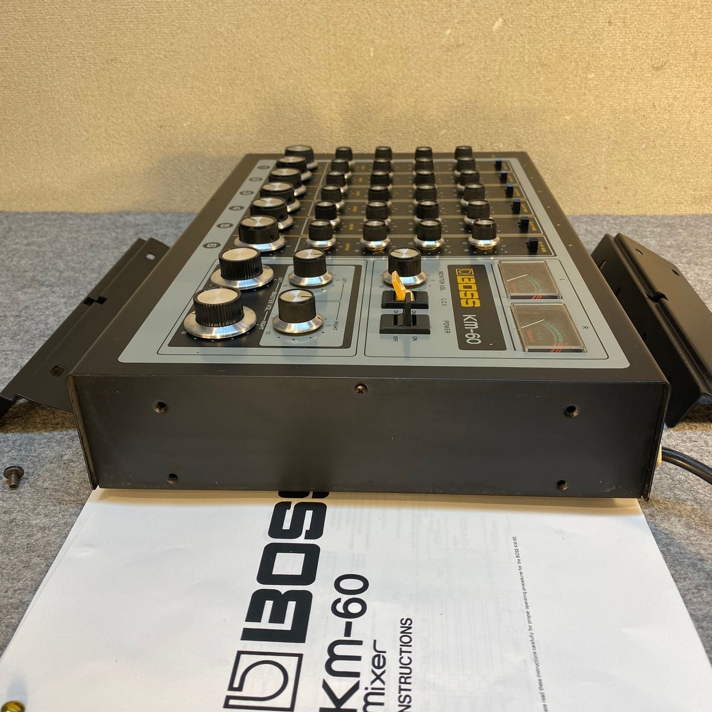 1979 Boss KM-60 6-Channel Mixer with rack ears
