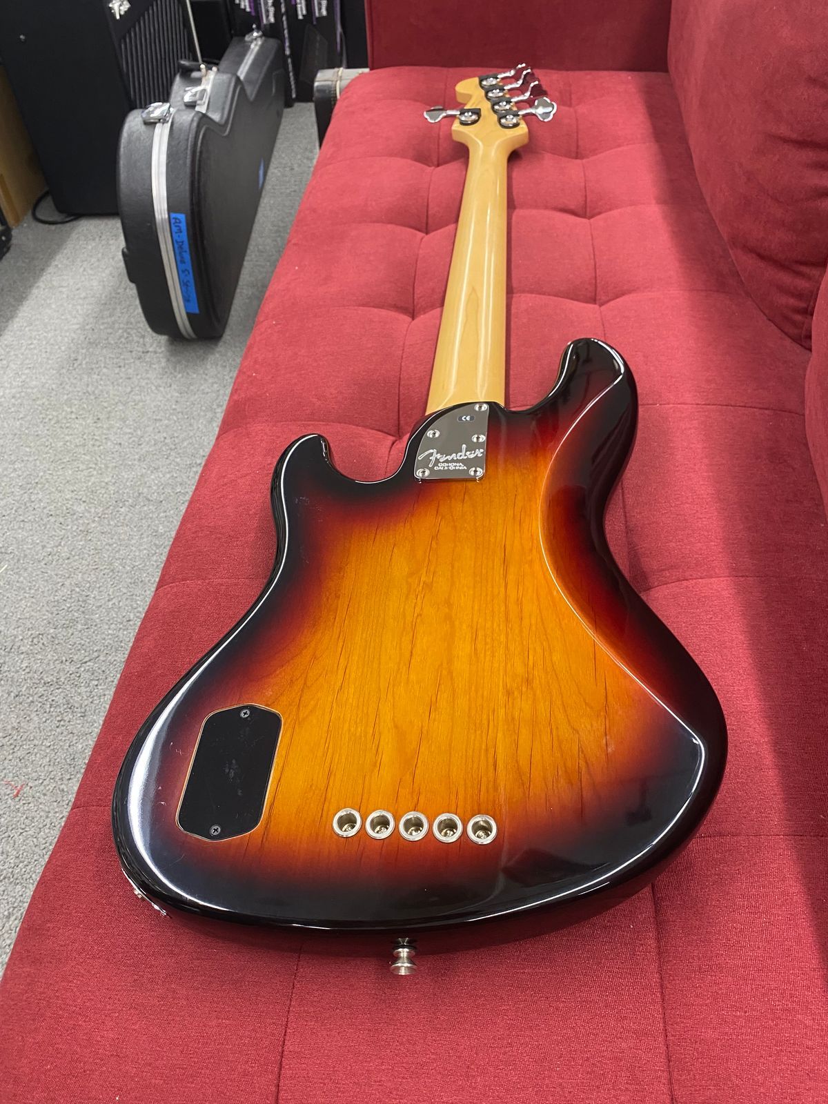 Fender American Deluxe Jazz Bass V 2003 - 3-Tone Sunburst