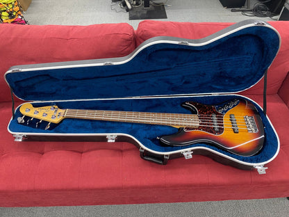 Fender American Deluxe Jazz Bass V 2003 - 3-Tone Sunburst