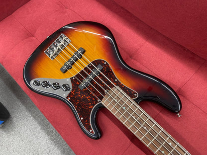 Fender American Deluxe Jazz Bass V 2003 - 3-Tone Sunburst