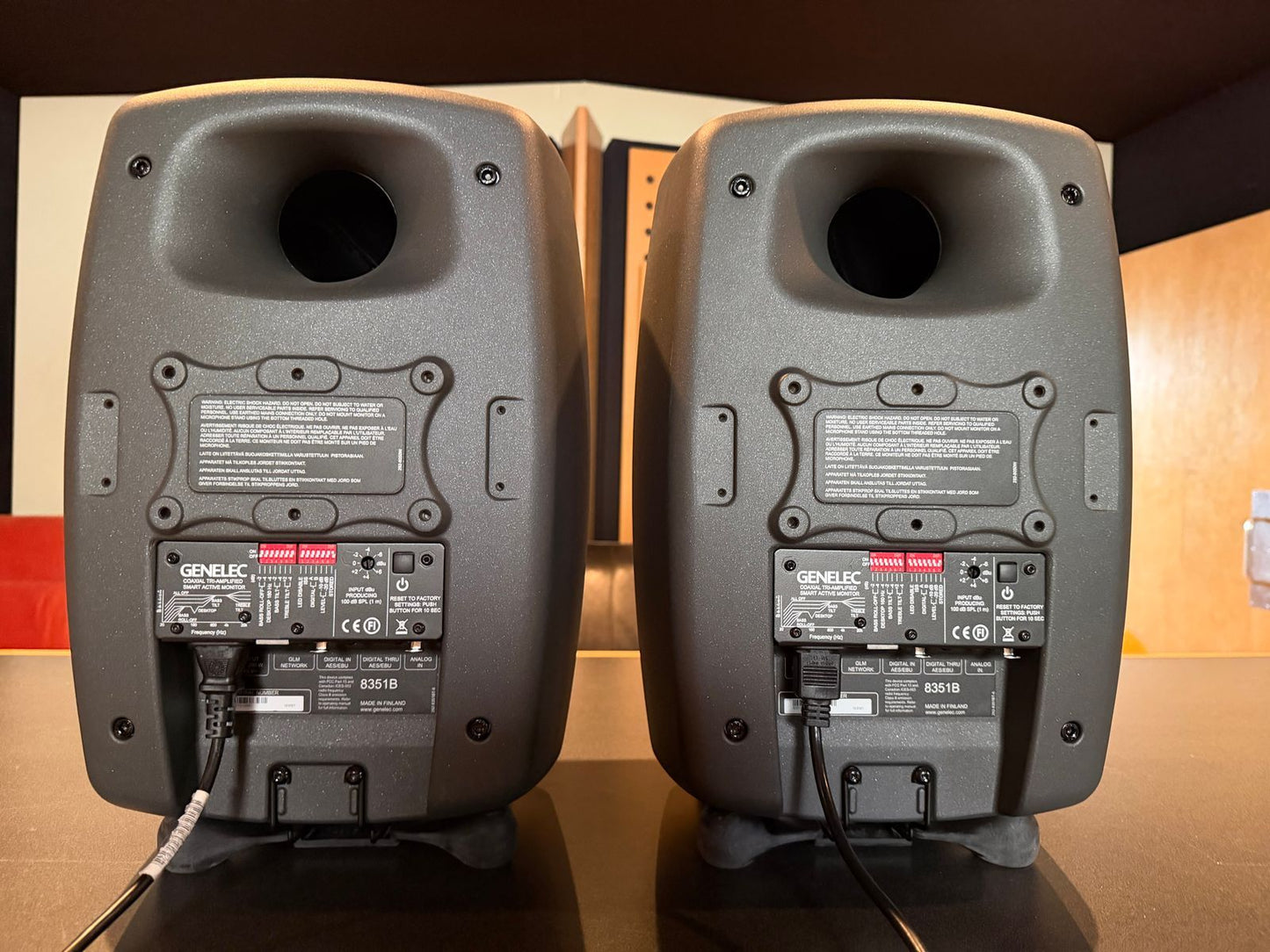 Genelec 8351B SAM 3-Way Powered Coaxial Studio Monitor (Pair) 2019 - 2021 - Black