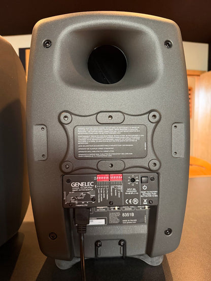 Genelec 8351B SAM 3-Way Powered Coaxial Studio Monitor (Pair) 2019 - 2021 - Black
