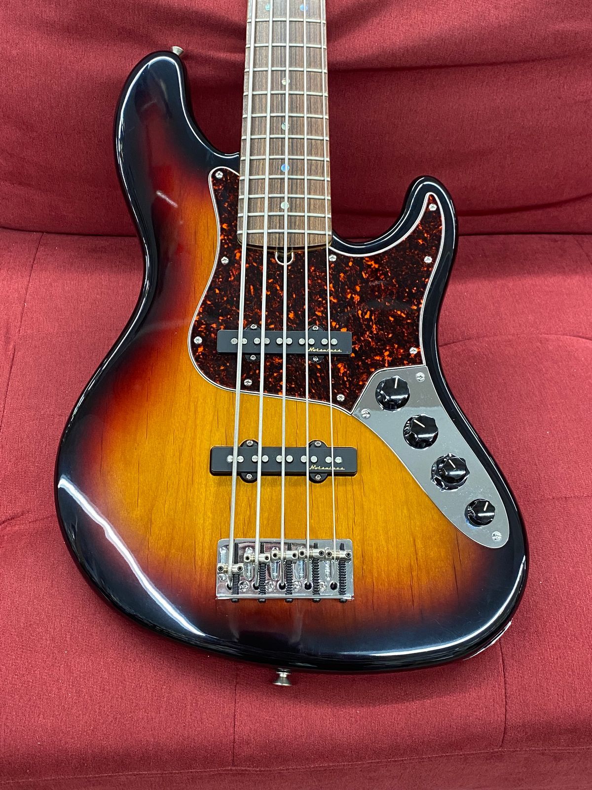 Fender American Deluxe Jazz Bass V 2003 - 3-Tone Sunburst