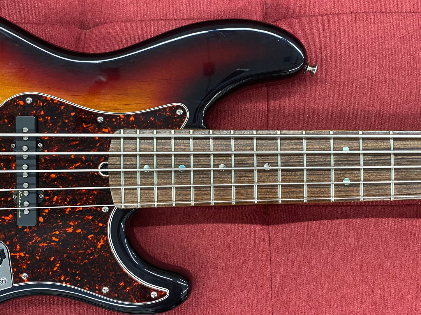 Fender American Deluxe Jazz Bass V 2003 - 3-Tone Sunburst