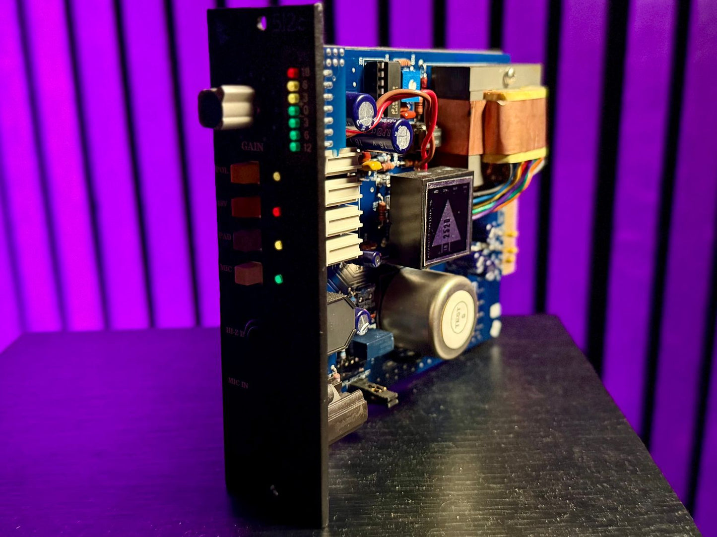 API 512c 500 Series Mic Preamp Module 2000 - Present - Black