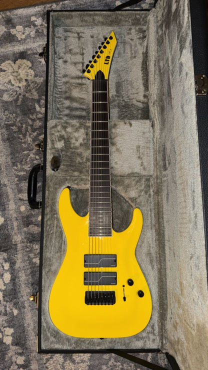 ESP LTD SC-608B Stephen Carpenter Signature 2025 - Present - Yellow