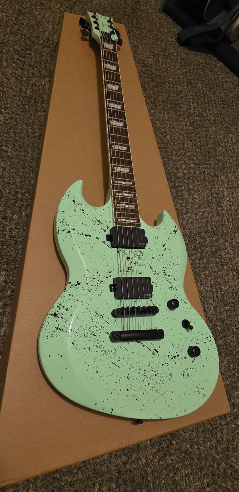 ESP LTD Viper-400 Baritone Custom Finish- Modified