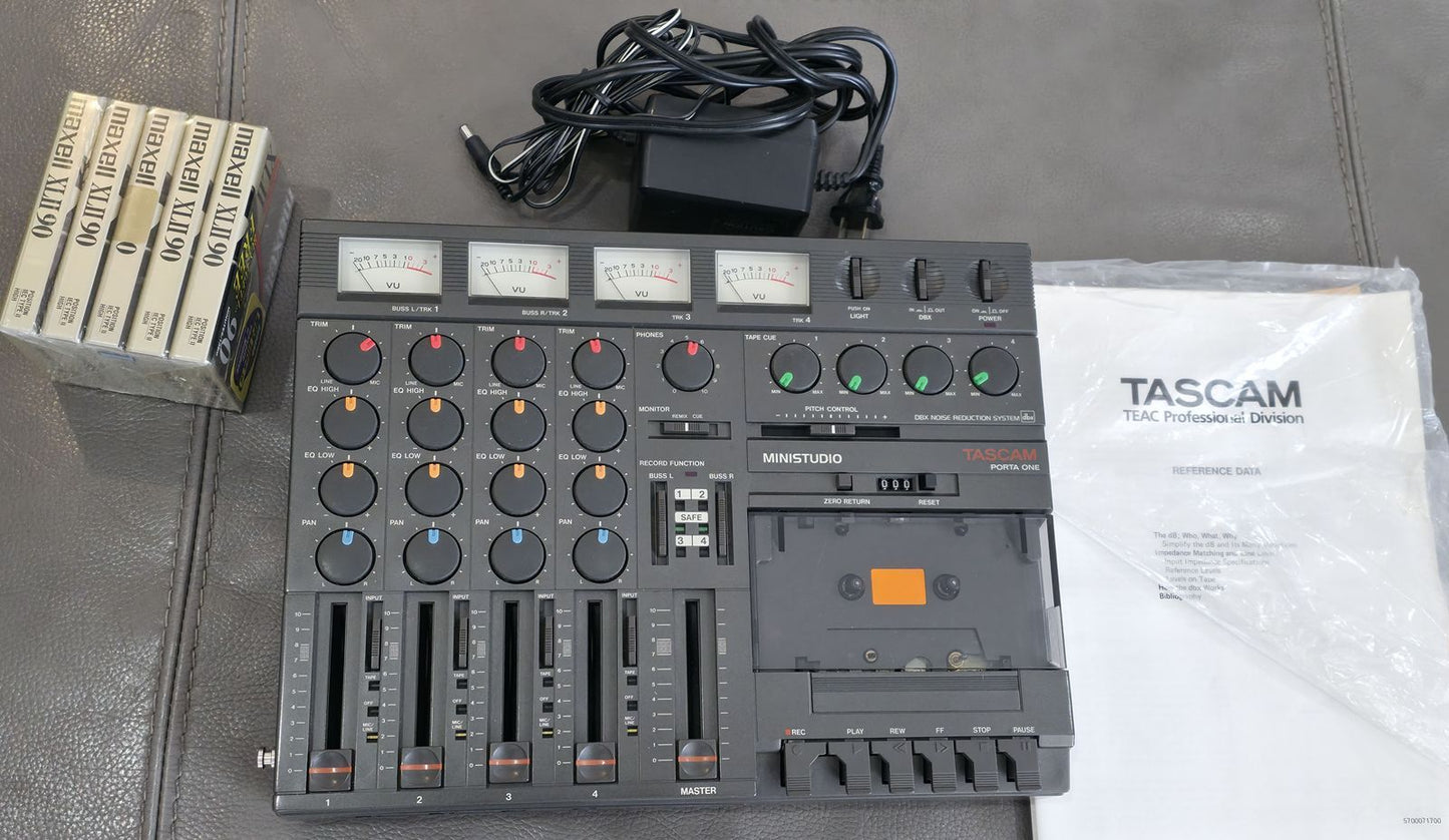 TASCAM Porta One Ministudio 4-Track Cassette Recorder