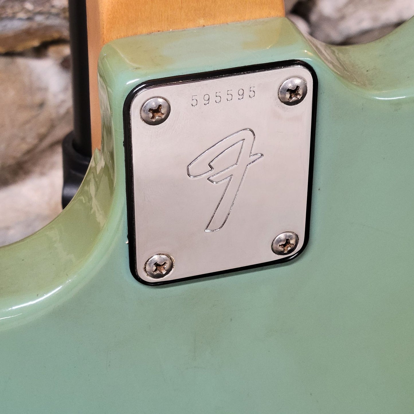 1975 Fender Musicmaster Bass - Daphne Blue