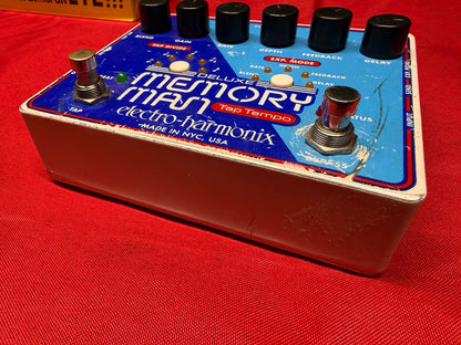 Electro-Harmonix Deluxe Memory Man Tap Tempo with Panasonic MN3005 Chip 2010s - Blue