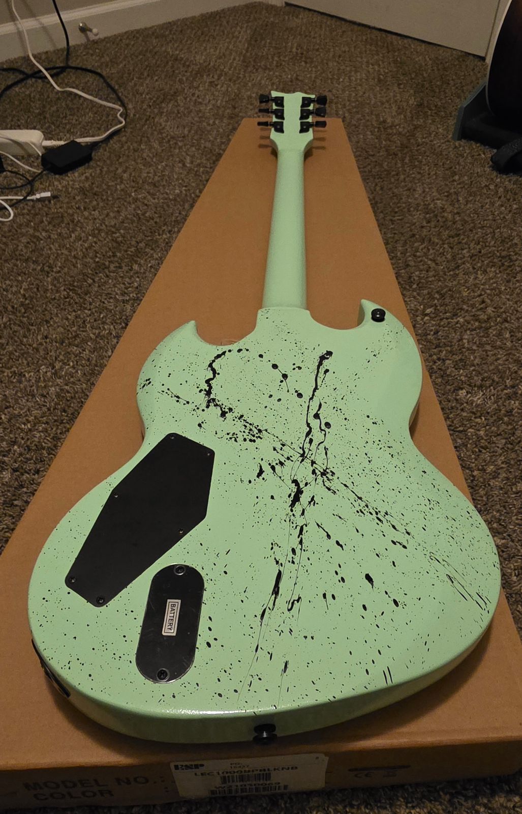 ESP LTD Viper-400 Baritone Custom Finish- Modified