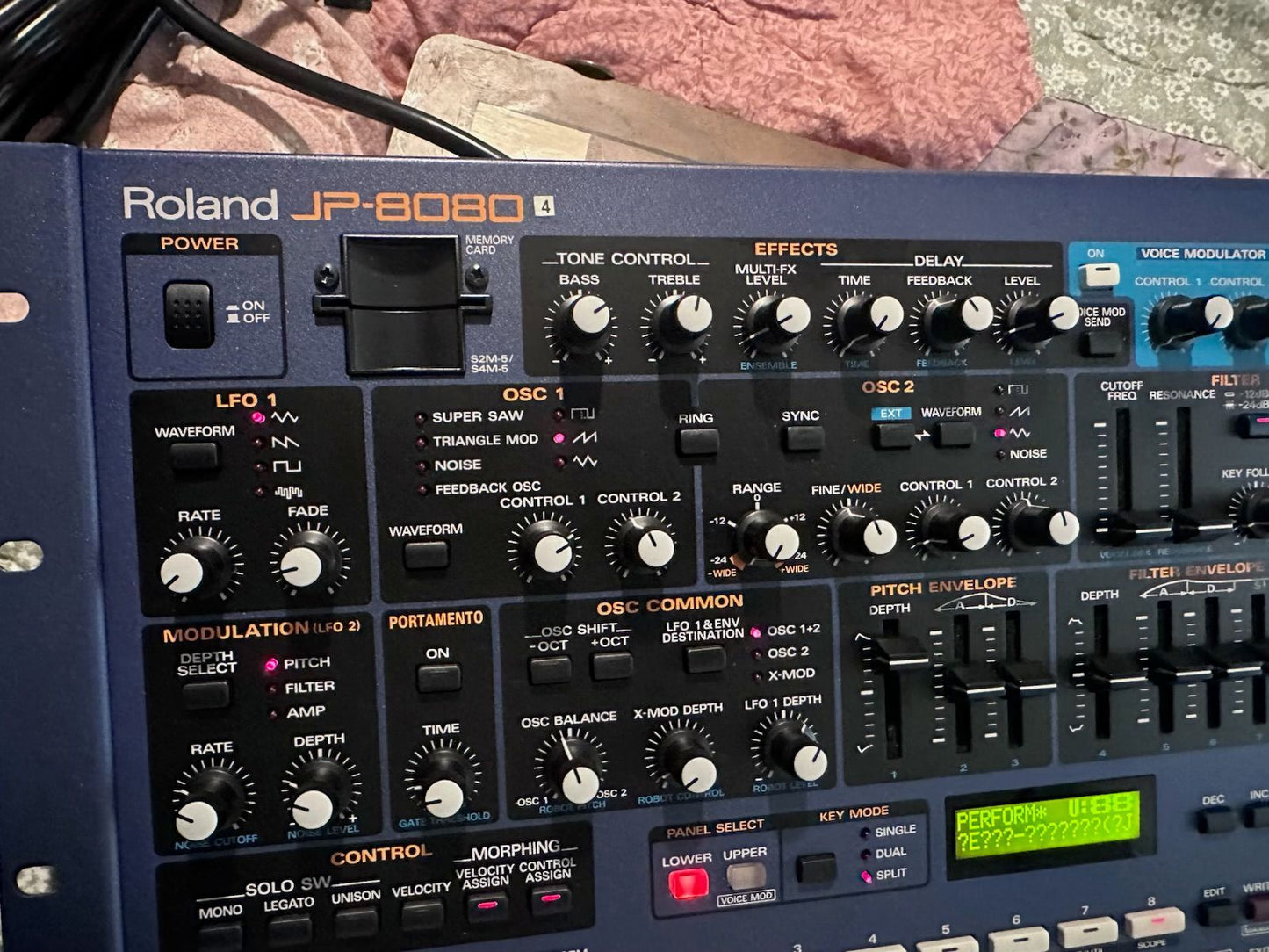 "Roland JP-8080 Synthesizer Module w/ SmartMedia Memory Card"